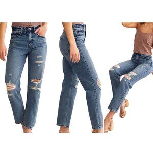 Kancan Signature Ultra High Rise 90s Cropped Straight Jean, size 28